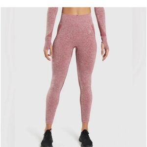 Gymshark Heathered Pink Leggings Size Xl Womens Buttlifting seamless
